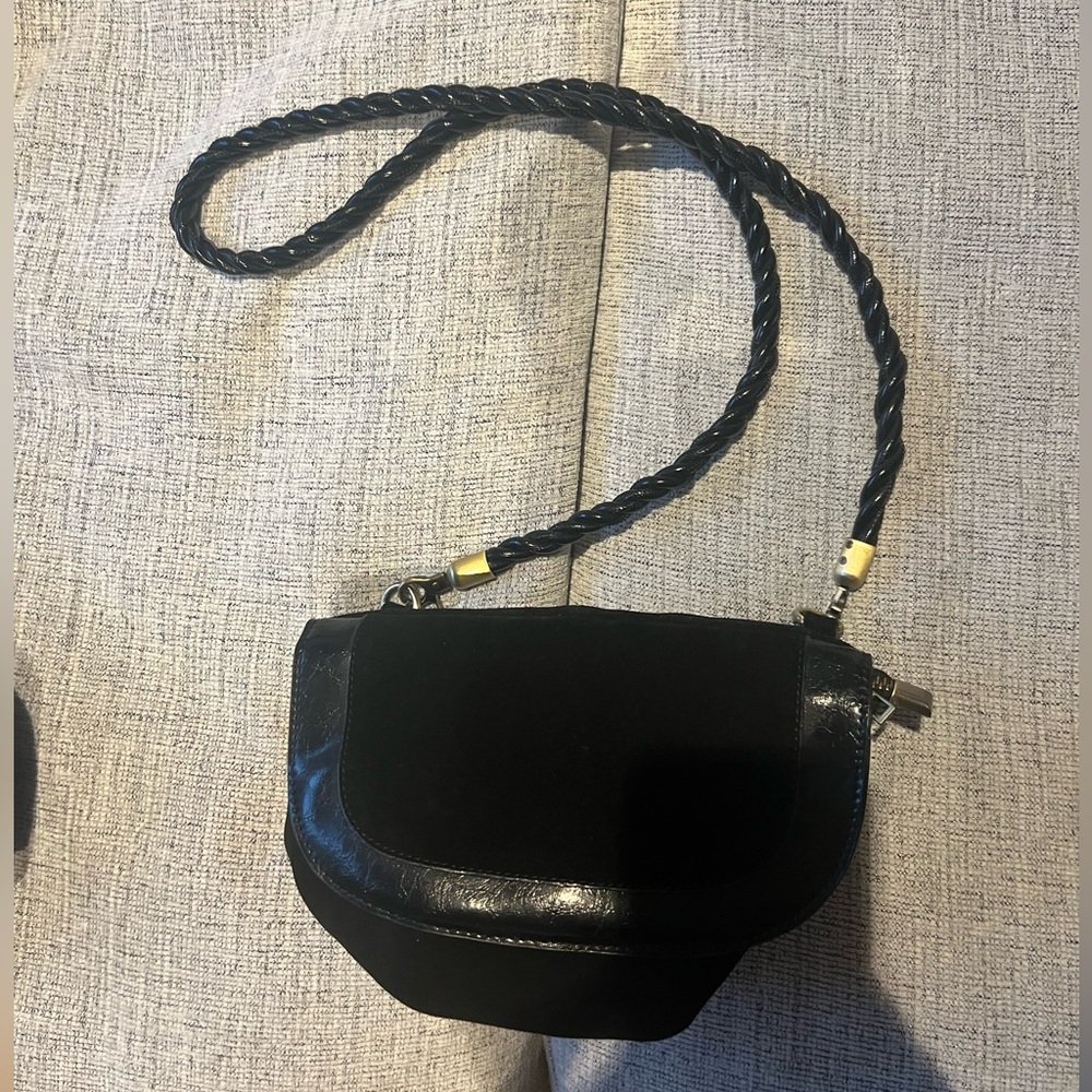 Anthropologie Marvita suede cross body purse